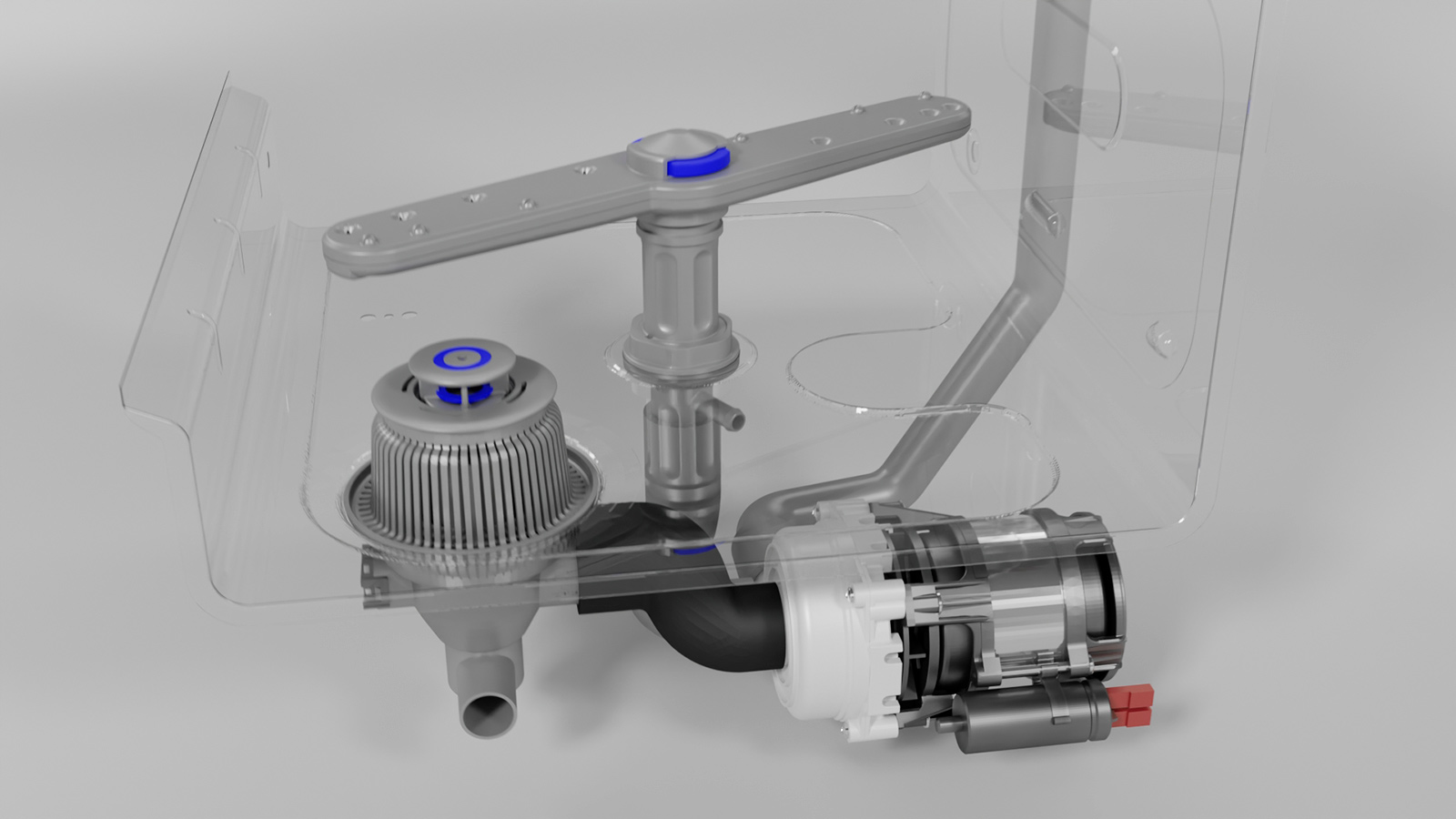 Infografía técnica de componentes eléctricos y maquinaria